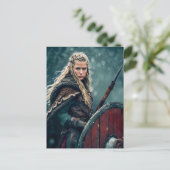 Traditioneel geklede Vikingvrouwen Briefkaart (Staand voorkant)