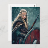 Traditioneel geklede Vikingvrouwen Briefkaart (Voorkant / Achterkant)