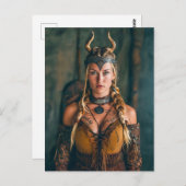 Traditioneel geklede Vikingvrouwen Briefkaart (Voorkant / Achterkant)