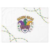 Traditioneel gekleurd Mardi Gras-masker Tafelkleed (Voorkant (Horizontaal))