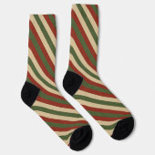 traditioneel gekleurde Kerstmis gestreept Sokken (Rechts)