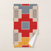 Traditioneel, geometrisch, elegant, modern, patroo bad handdoek (Handdoek)
