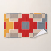 Traditioneel, geometrisch, elegant, modern, patroo bad handdoek (Handdoek)