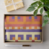 Traditioneel geometrisch etnisch motief tissuepapier (Geschenk)