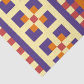 Traditioneel geometrisch etnisch motief tissuepapier (Detail)