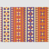 Traditioneel geometrisch etnisch motief tissuepapier (Voorkant)