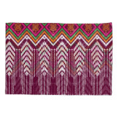 Traditioneel geometrisch etnisch patroon kussensloop (Achterkant)