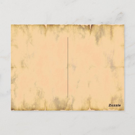 Traditioneel gezonder pompoentaart recept briefkaart (Achterkant)