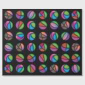 Traditioneel Glas in lood modern design Cadeaupapier (Vlak)