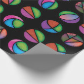 Traditioneel Glas in lood modern design Cadeaupapier (Hoek)