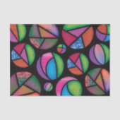 Traditioneel Glas in lood modern design Tissuepapier (Voorkant)