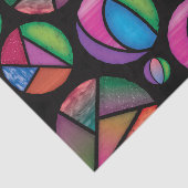 Traditioneel Glas in lood modern design Tissuepapier (Detail)