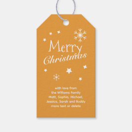 Traditioneel - Gouden Sinaasappel - Kerstcadeau Ta Cadeaulabel