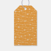 Traditioneel - Gouden Sinaasappel - Snowflake Gift Cadeaulabel (Achterkant)