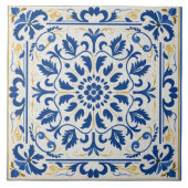 Traditioneel Griekenland Traditioneel Blauw Art 8 Tegeltje (Voorkant)