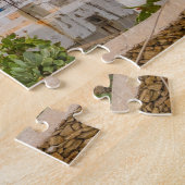 Traditioneel Grieks dorp Windmill Mykonos Griekenl Legpuzzel (Zijkant)