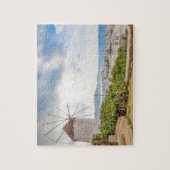 Traditioneel Grieks dorp Windmill Mykonos Griekenl Legpuzzel (Verticaal)