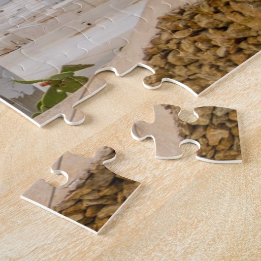 Traditioneel Grieks dorp Windmill Mykonos Griekenl Legpuzzel (Zijkant)