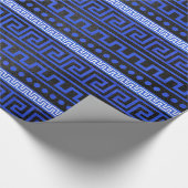 Traditioneel Grieks Meander Patroon Cadeaupapier (Hoek)