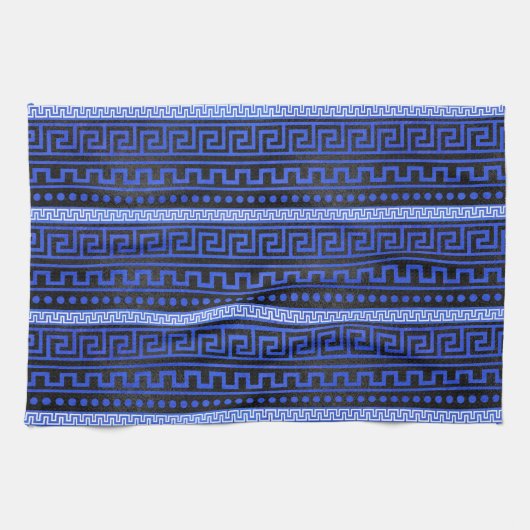 Traditioneel Grieks Meander Patroon Theedoek (Horizontaal)