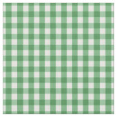 Traditioneel groen en wit Gingham Check Patroon Stof (Close Up)