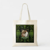 Traditioneel groen Iers Celtisch Tote Bag (Achterkant)