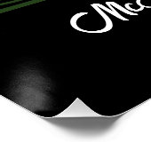 Traditioneel groen Iers Keltisch Ontwerp Perfect Poster (Hoek)