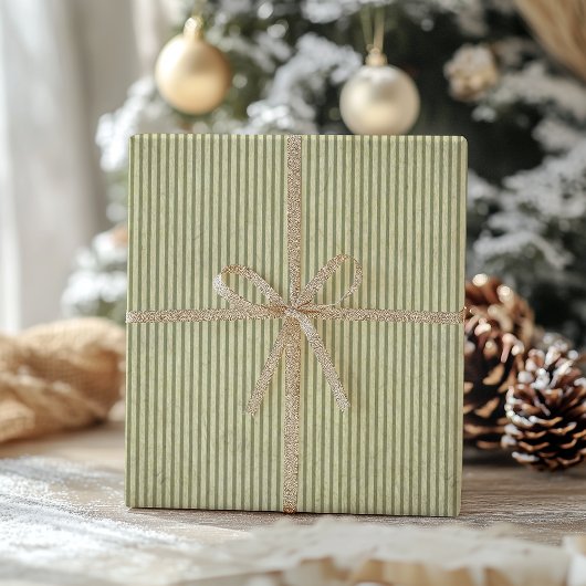 Traditioneel groen kerstinpakpapier cadeaupapier