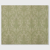 Traditioneel  groen kerstinpakpapier cadeaupapier (Vlak)