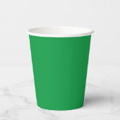 Traditioneel - Heldere Green Paper Cups Papieren Bekers (Achterkant)