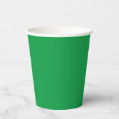 Traditioneel - Heldere Green Paper Cups Papieren Bekers (Voorkant)