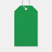 Traditioneel - Heldergroen - Minimalistische cadea Cadeaulabel (Achterkant)