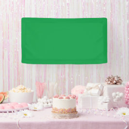 Traditioneel - Heldergroene banner