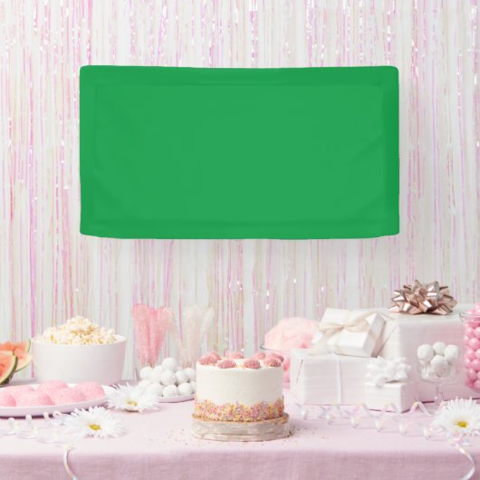 Traditioneel - Heldergroene banner (Feest)