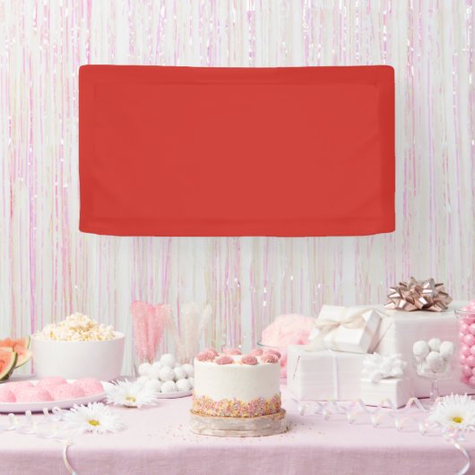 Traditioneel - Helderrode banner (Feest)