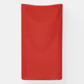 Traditioneel - Helderrode banner (Verticaal)