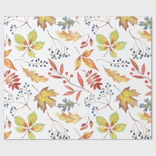 Traditioneel herfst lekt papier met vulling (Vlak)