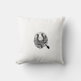 Traditioneel Hoefijzer Tattoo design Kussen