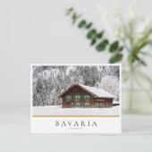 Traditioneel houten huis in Beieren, Duitsland Briefkaart (Staand voorkant)