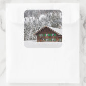 Traditioneel houten huis in Beieren sticker (Tas)