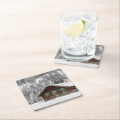 Traditioneel houten huis in het onderzetter van Be (Insitu)