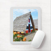Traditioneel huis in Santana, Madeira Muismat (Met muis)