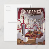 Traditioneel huis van Ghadames Libië Briefkaart (Voorkant / Achterkant)