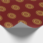 Traditioneel Indiaas werkpapier voor mechanische v Cadeaupapier (Hoek)