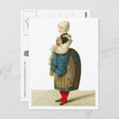 Traditioneel Italiaans gesteriliseerd kostuum Briefkaart (Voorkant / Achterkant)