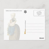 Traditioneel Italiaans gesteriliseerd kostuum Briefkaart (Achterkant)