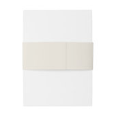 Traditioneel ivoor formele elegante bruiloft uitnodigingen wikkel (Achterkant Voorbeeld)