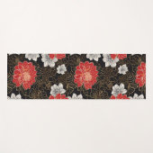 Traditioneel Japandi stijl bloemenpatroon Yogamat (Voorkant (horizontaal))
