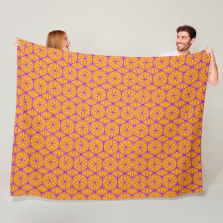Traditioneel Japans Asanoha Kumiko-patroon Fleece Deken