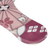 Traditioneel Japans Bloemen Sakura Roze Glas Snijplank (Hoek)